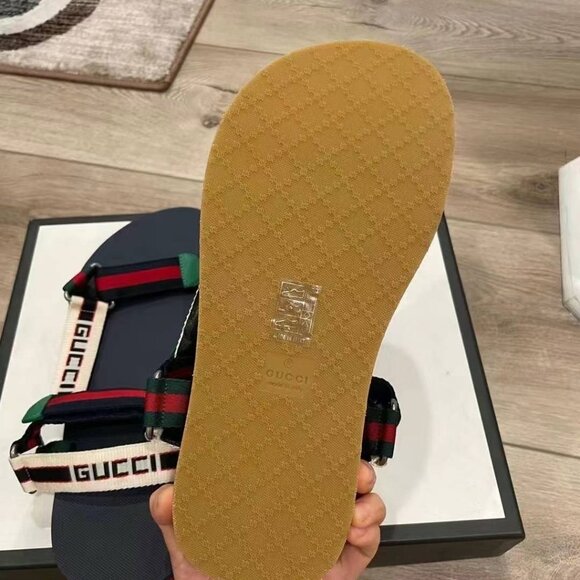 NIB Authentic Gucci Multicolor Bedlam Sandals - Picture 4 of 10